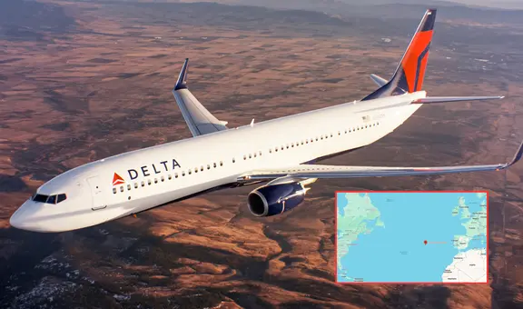 En medio de una isla remota del Atlántico, un avión tuvo que aterrizar de emergencia tras detectar fallas en uno de sus motores