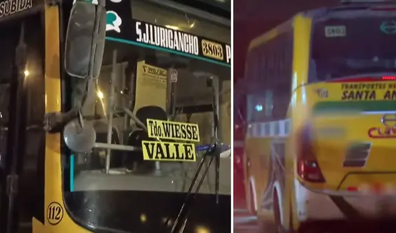 Balean a chofer de empresa de transporte 'Santa Anita' en Jicamarca: sicarios dejaron carta extorsiva