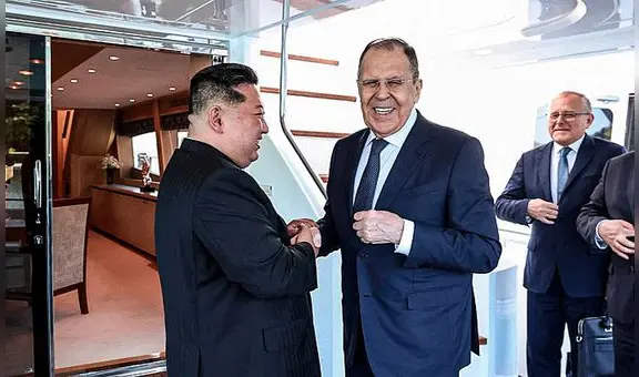 Serguéi Lavrov, canciller de Rusia, se reunió con Kim Jong-un y agradeció su "apoyo" en la guerra contra Ucrania