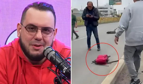 Youtuber Furrey: difunden imágenes del sujeto que se llevó la mochila roja del popular streamer tras accidente en La Victoria