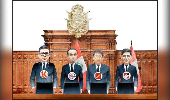 Congreso: José Jerí, Waldemar Cerrón, César Revilla e Ilich López serían la lista oficialista por la nueva Mesa Directiva