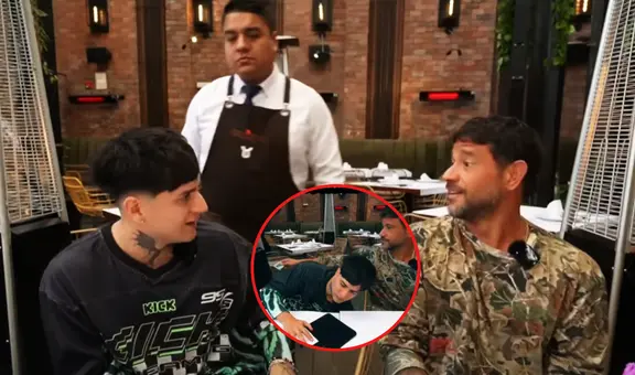 Yaco Eskenazi frena a streamer Diealis por querer dar S/10 de propina en restaurante y deja jugoso monto: "Tranquilo, brother"