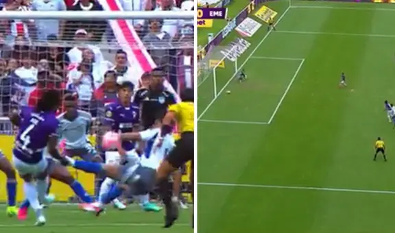 Alfonso Barco cometió terrible blooper con Emelec: provocó penal en el partido con LDU y complica a su equipo con el descenso