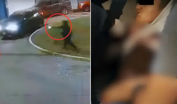 Joven se salva de morir tras feroz ataque armado de sicarios en puerta de edificio en Trujillo