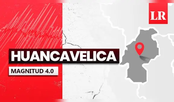 Temblor de magnitud 4,0 se sintió en Huancavelica hoy, según IGP
