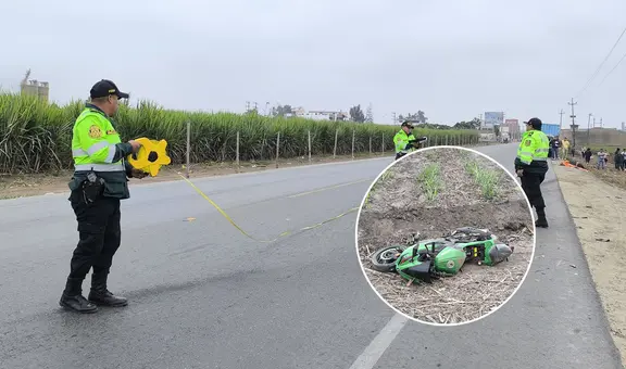Motociclista muere tras accidente de carretera en Trujillo