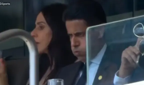 ¡Se le borró la sonrisa! La expresiva reacción del presidente del PSG en plena goleada del Chelsea por la final del Mundial de Clubes