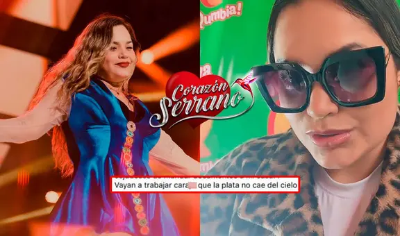 Lesly Águila, cantante de Corazón Serrano, explota contra seguidores que le piden amadrinar promociones: "Vienen con sus coj***"