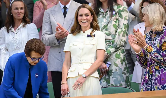 Kate Middleton regresa a Wimbledon tras su lucha contra el cáncer y emociona al público