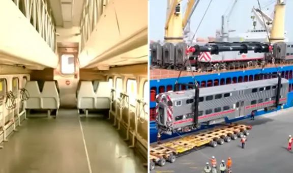 Así lucen por dentro los trenes Caltrain de López Aliaga: solo serán exhibidos sin marcha blanca tras llegar de EE. UU.