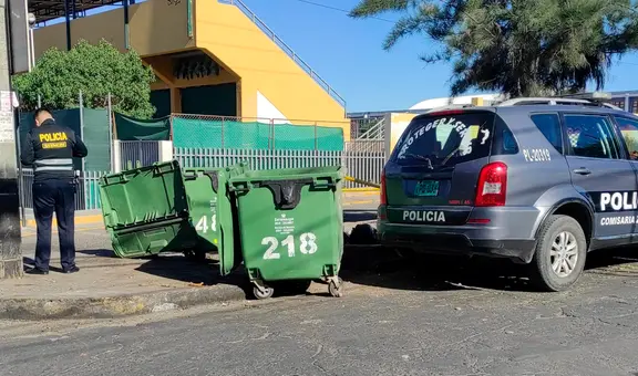 Abandonan feto en contenedor de basura en Arequipa