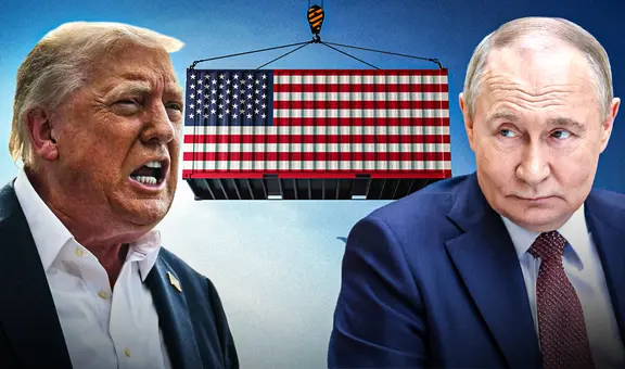 Trump evita llamar "asesino" a Putin, pero lo tilda de "tipo duro" tras amenazas de aranceles a Rusia