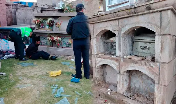 Cusco: delincuentes reducen a cuidador para robar más de 20 lápidas del cementerio de Urubamba