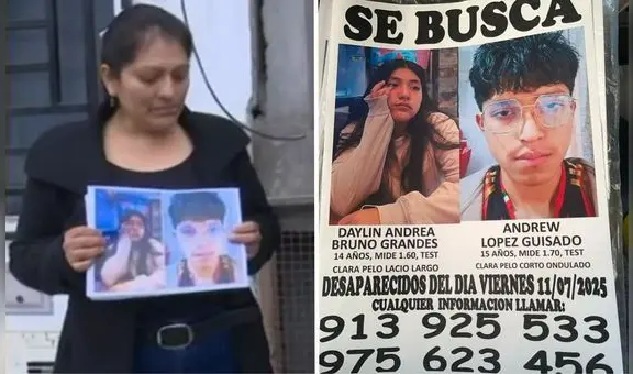 Pareja de adolescentes desaparece y familiares denuncian falta de apoyo de la Policía en VES: "No es rebeldía"