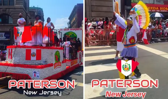 Peruanos sorprenden al festejar a lo grande las Fiestas Patrias con disfraces en Paterson, Nueva Jersey, EE.UU.: "Arriba Perú"