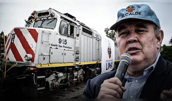 Trenes de López Aliaga son cuestionados por Sunat: MML debe justificar diferencia de más de S/ 800 millones