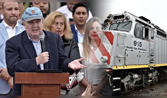 Vecinos de Punta Negra recibieron tapers por asistir a presentación de trenes de López Aliaga: "Nuestro alcalde nos ha brindado"