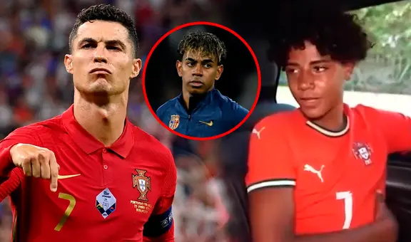 Hijo de Cristiano Ronaldo categórico sobre comparaciones de Lamine Yamal con su papá: "Aún no ha ganado nada"