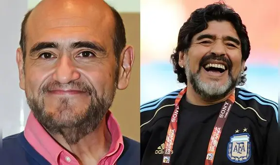 Édgar Vivar recuerda su encuentro inesperado con Maradona: "Yo también le pedí un autógrafo"