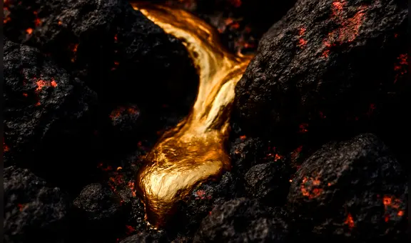 Estudio geológico revela que el núcleo de la Tierra está filtrando oro al manto terrestre y la superficie