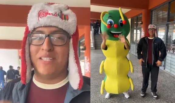 Junior Román, el estudiante de UNMSM que acampó ocho días para convertirse en el 'Gusano Legendario' del almuerzo especial