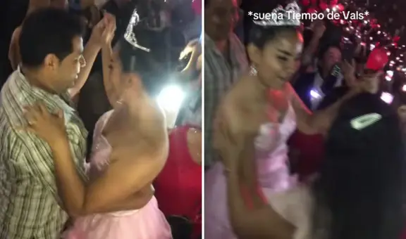 Joven se vistió de quinceañera en concierto de Chayanne para bailar 'Tiempo de vals' y se vuelve viral: "Ella sí puede decir que lo vivió"