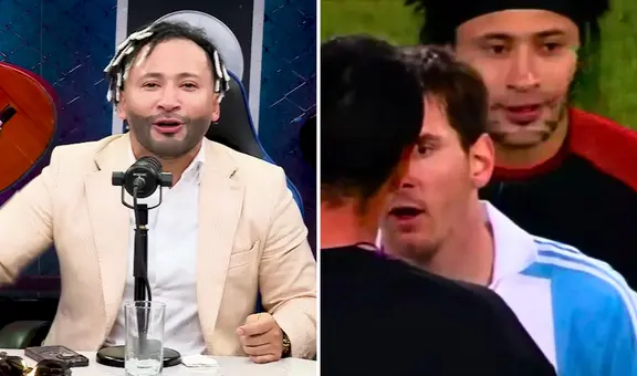 Zumba revela la verdad detrás de la foto con Lionel Messi en el Estadio Nacional: "Si no lo entrevistaba, me botaban del programa"