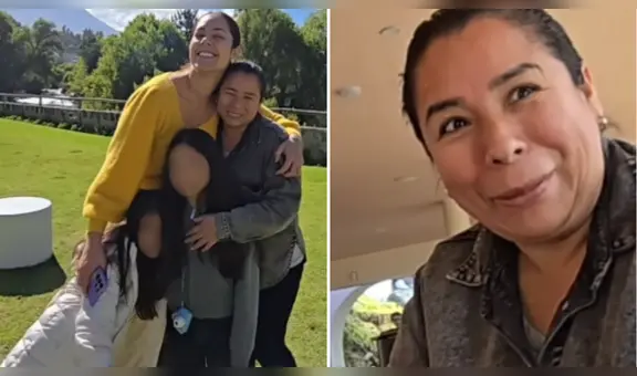 Karen Schwarz y Ezio Oliva conmueven al cumplir una sorpresa muy importante para su trabajadora del hogar