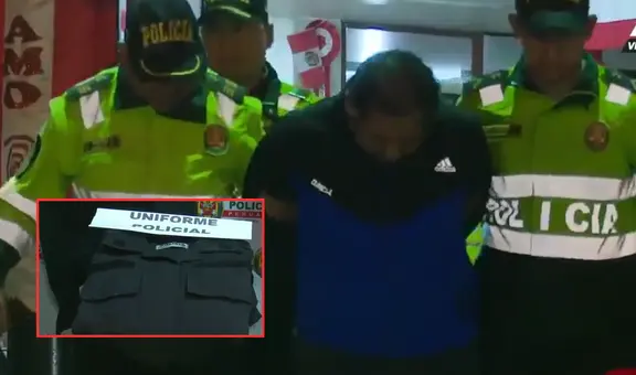 Con bloqueadores de GPS y uniformes falsos de la PNP: cae exmiembro de 'Los Injertos del Cono Norte' del 'Monstruo' en Comas