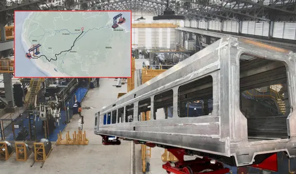 Tren bioceánico podría reactivar la industria del acero en Perú, según experto