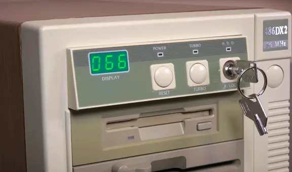 ¿Por qué el CPU de muchas computadoras antiguas venía con una cerradura y una llave?