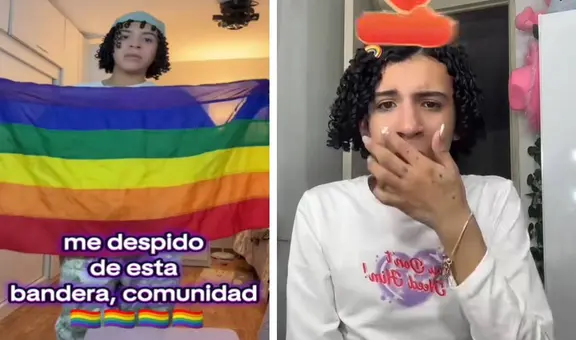 Influencer Valentino sorprende a sus seguidores al despedirse de la bandera de la comunidad LGBTQI+: "Siempre los llevaré en mi corazón"