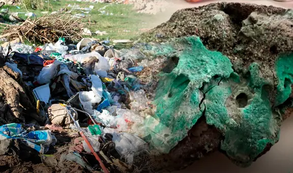 Geólogos descubren que los procesos naturales de la Tierra convierten la basura que desechamos en rocas