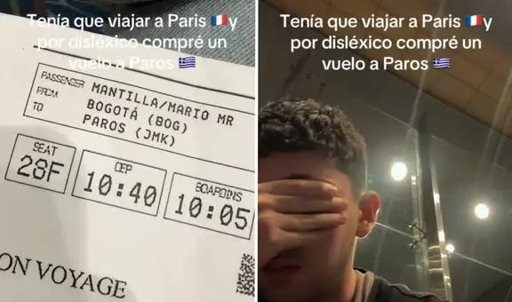 Joven viaja por error a Paros, Grecia, creyendo que era París y redes estallan: “No me burlo porque fácilmente sería yo”