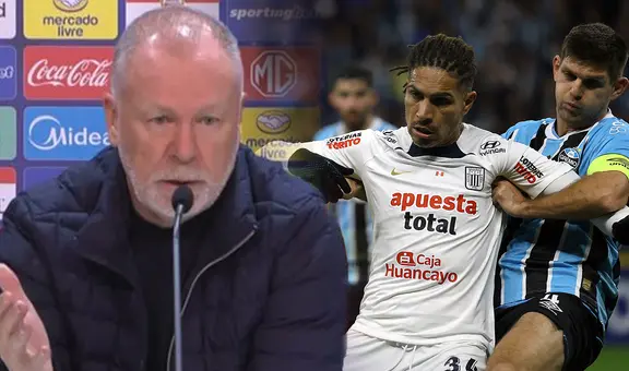 DT de Gremio y el fuerte reclamo a sus jugadores tras ser eliminados por Alianza Lima: "Hay que dar la vida"