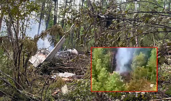 Accidente aéreo en Rusia acaba con la vida de 49 pasajeros del avión An-24: estas son las imágenes