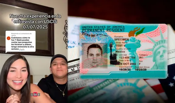 Pareja ecuatoriana revela qué les preguntó USCIS para obtener la Green Card: tenían la visa vencida al momento de la entrevista