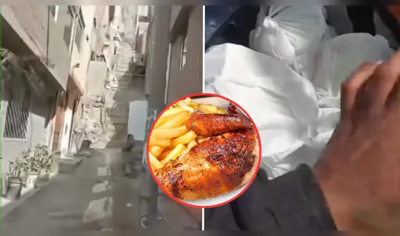 Motorizado se niega a llevar pollo a la brasa hasta el cerro y redes reaccionan: “Paguen la subida”
