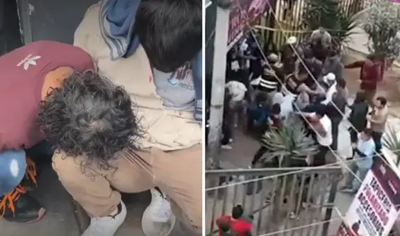 Comerciantes de ‘La 50’ casi linchan a delincuentes que amenazaron tapicería con explosivo en Independencia