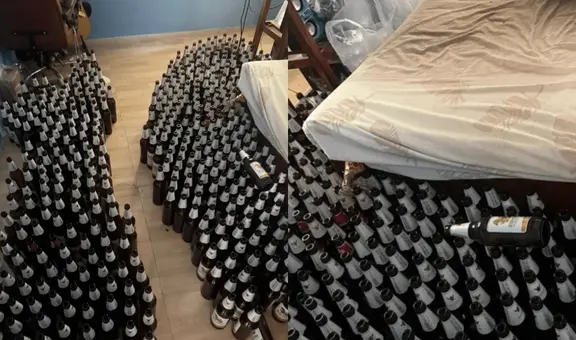 Hombre muere tras ingerir solamente alcohol por un mes: encontraron más de 100 botellas en su habitación en Tailandia