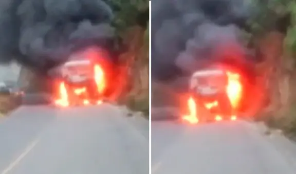 Bus de orquesta musical arde en llamas en Chimbote: músicos se salvaron de morir, pero perdieron todos sus instrumentos