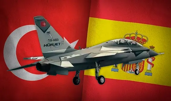 El nuevo caza Hürjet que reemplaza al F-5: así es el caza ligero turco que cambia la defensa de España