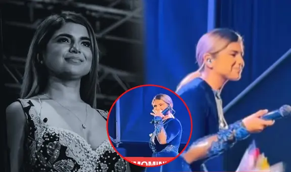 Susana Alvarado se quiebra en concierto de Corazón Serrano tras atentado armado a su casa en Piura