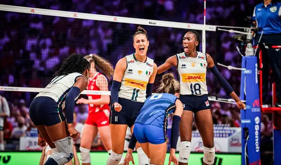 Italia arrasó a Polonia: victoria azzurra 3-0 para ir a la final de la Volleyball Nations League femenina 2025