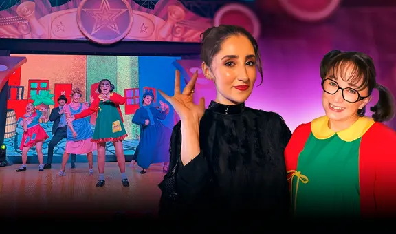 Paola Montes de Oca, actriz que interpreta a La Chilindrina en la serie de Chespirito, sorprendió con su visita a Lima