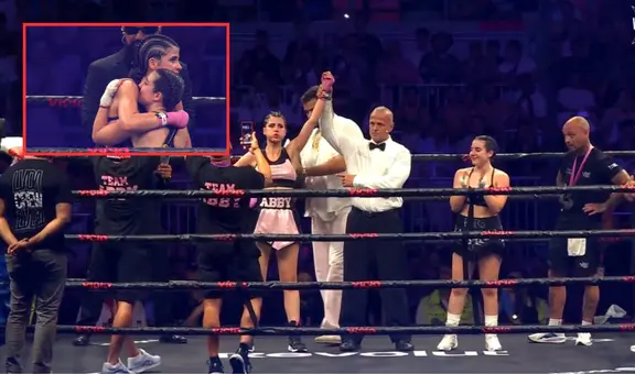 Abby vence a Roro en La Velada del Año 5 de Ibai: streamer e influencer españolas se abrazon en el centro del estadio La Cartuja de Sevilla