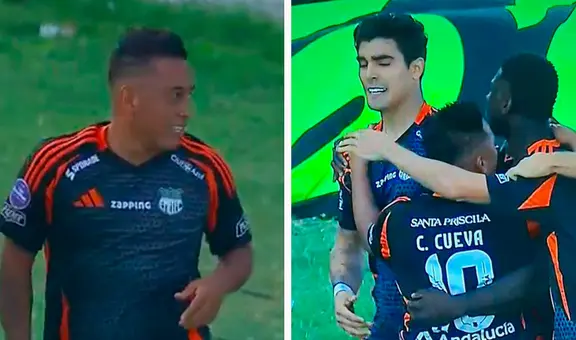 ¡Made in Perú! Christian Cueva y Alfonso Barco sorprenden con golazos en 3 minutos en triunfo de Emelec sobre Manta FC