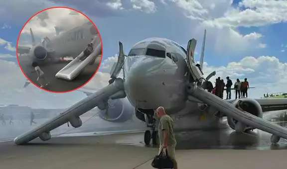 Avión de American Airlines con destino a Miami se incendia: evacúan de emergencia a los 170 pasajeros en medio de las llamas