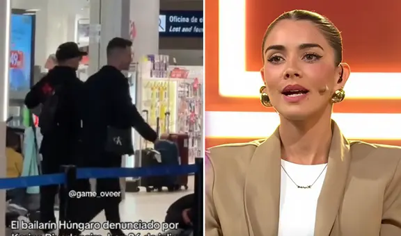 Difunden imágenes del bailarín húngaro dejando el país tras ser condenado por denuncia de Korina Rivadeneira