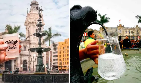 Pisco brotará de la pileta de la Plaza de Armas de Lima por Fiestas Patrias: más de 7.000 degustaciones gratis